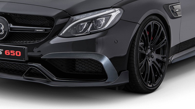 Photo of Brabus CARBON FRONT FASCIA ATTACHMENTS for the Mercedes Benz C-Class W205 (2014-) - Image 1